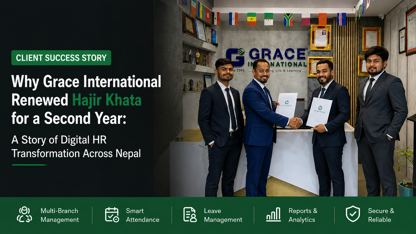 Why Grace International Renewed Hajir Khata for a Second Year: A Story of Digital HR Transformation Across Nepal